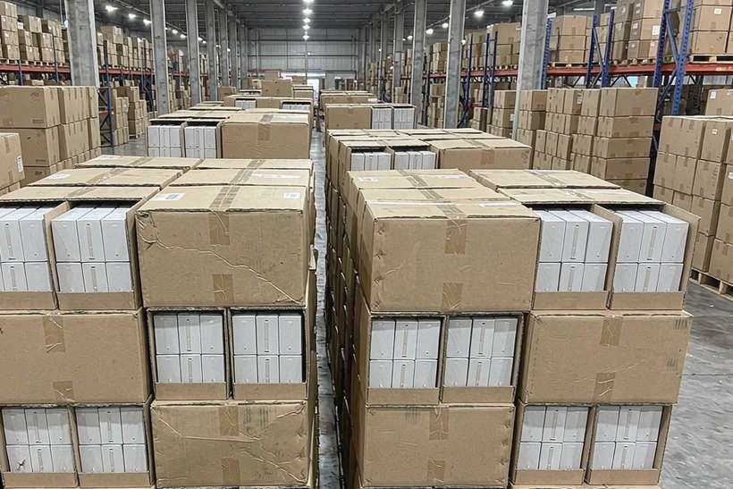 Warehouse Options for Elektronna Ya Sisgareta hardware — container load